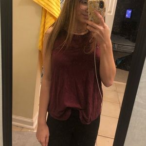 Old Navy Maroon Tank Top